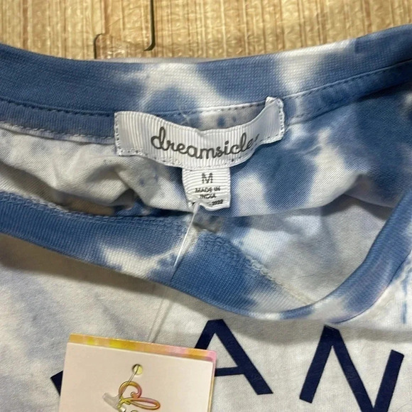 Dreamsicle NWT Tie Dye Orlando Good Vibes Muscle Tank Top Women's Size Medium - Picture 5 of 6